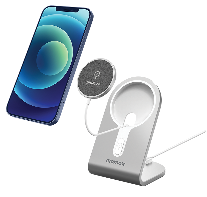 Q.Mag Dock For Magnetic Charger - Sliver